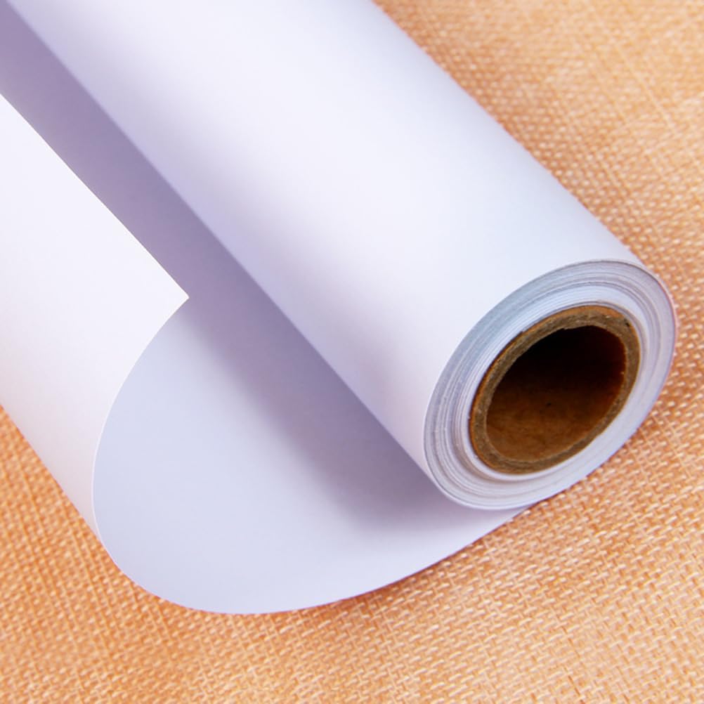 Rollo de papel de caballete  15.0 in* 65.6 ft papel reciclable y manualidades para pinturas, arte de pared, papel de caballete, papel de tablero de