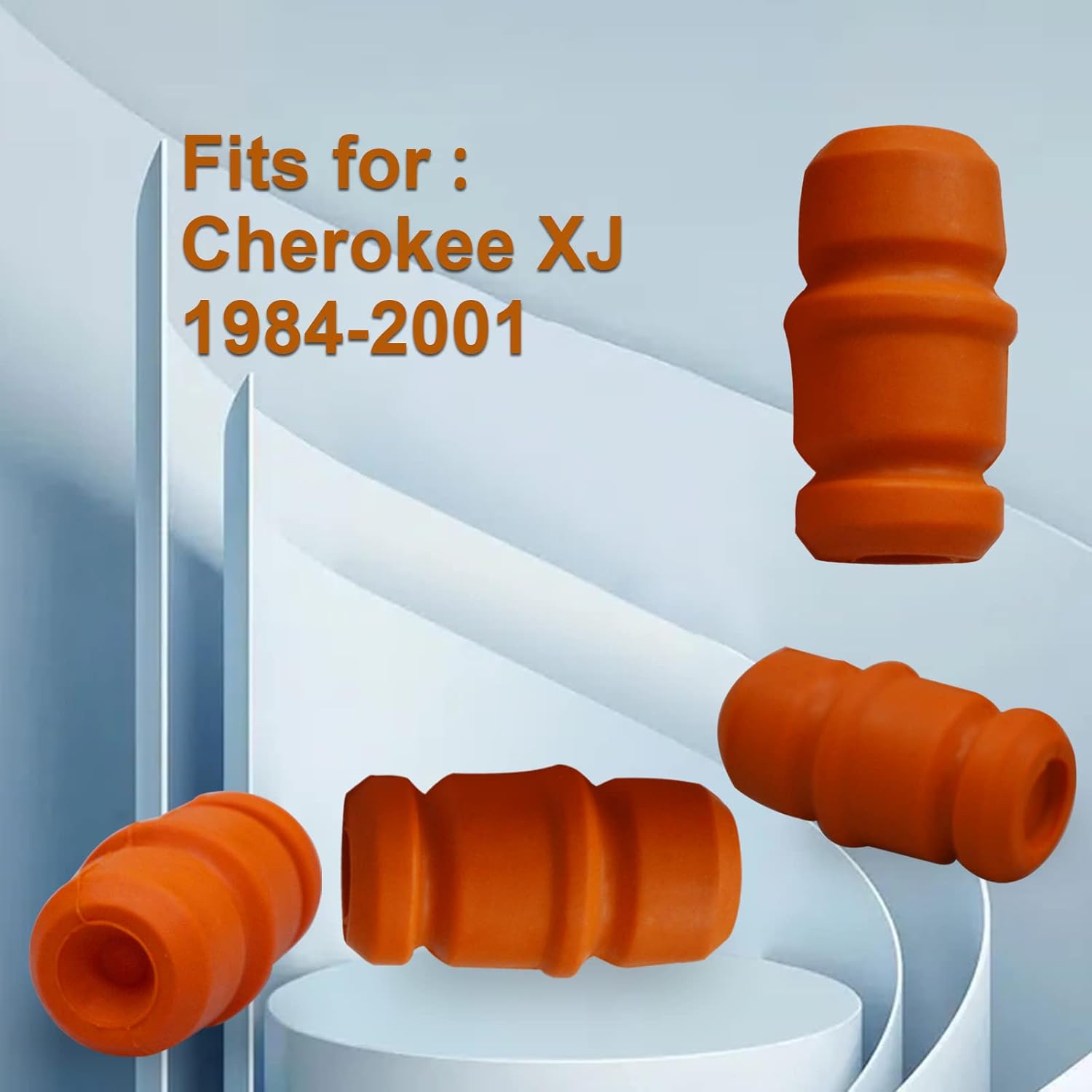Tope de tope delantero, parachoques de suspensión superior para Cherokee XJ 1984-2001 (1 par)
