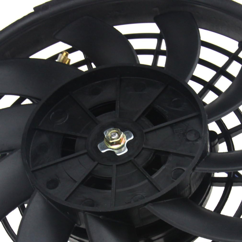 SING F LTD Kit de ventilador de radiador Enfriador de enfriamiento de coche 9 pulgadas 12V Kit de montaje para coche universal