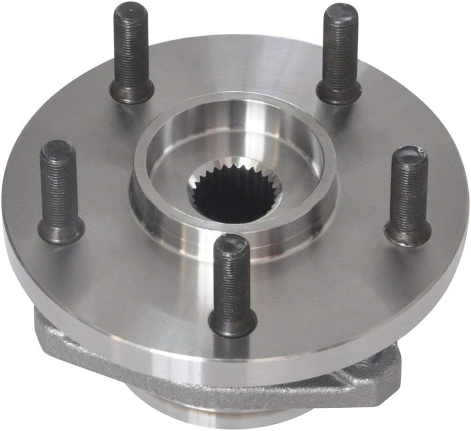 DRIVESTAR 513159 Buje de rueda delantera y conjunto de cojinetes para Jeep Grand Cherokee 1999 2000 2001 2002 2003 2004, 5 lengüetas no ABS,