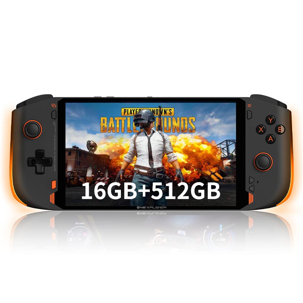 XAMMUE OneXPlayer Mini PRO CPU AMD R7-6800U 7 Inches Handheld PC Video Game Console One X Player Portable RGB Lamp PC Game Console Win 11 OS Laptop