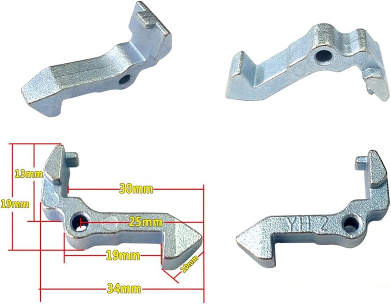 CobydA Door Hook Kit Buckle Assy Compatible for Midea MG70 MG80-1213EDS K1213EDS F1213ED Drum Washing Machine Accessories