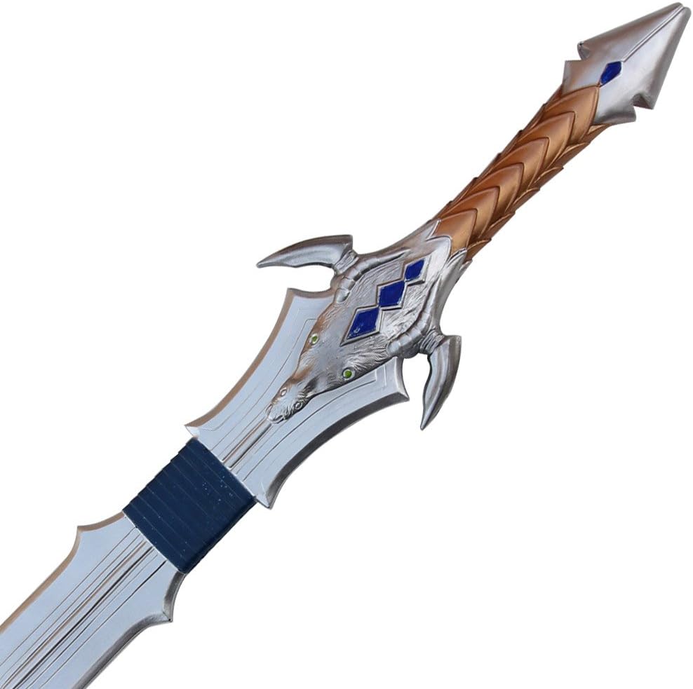 Great Storm Sword of Royal Wind  Espada de espuma de poliuretano, disfraz de fantasía, juego de guerra con núcleo de PVC de 0.394 pulgadas