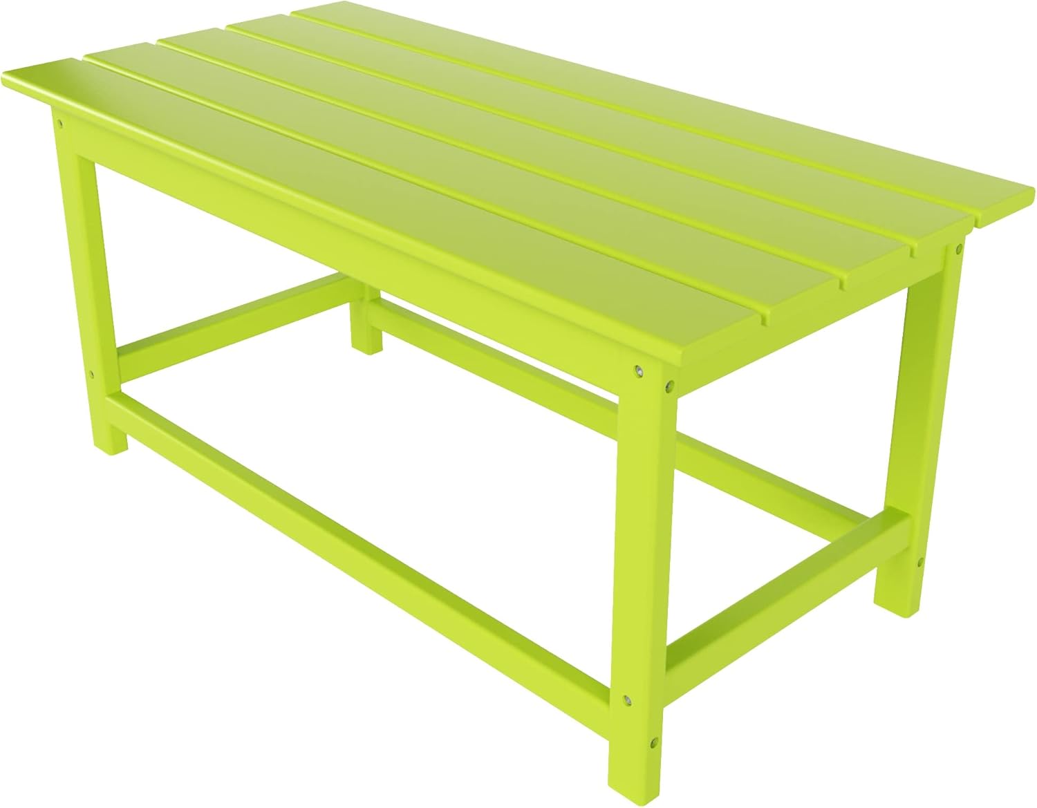WestinTrends Malibu – Mesa de centro para exteriores, 35 x 17.5 pulgadas, para todo tipo de clima, de madera de polietileno, para patio, jardín,