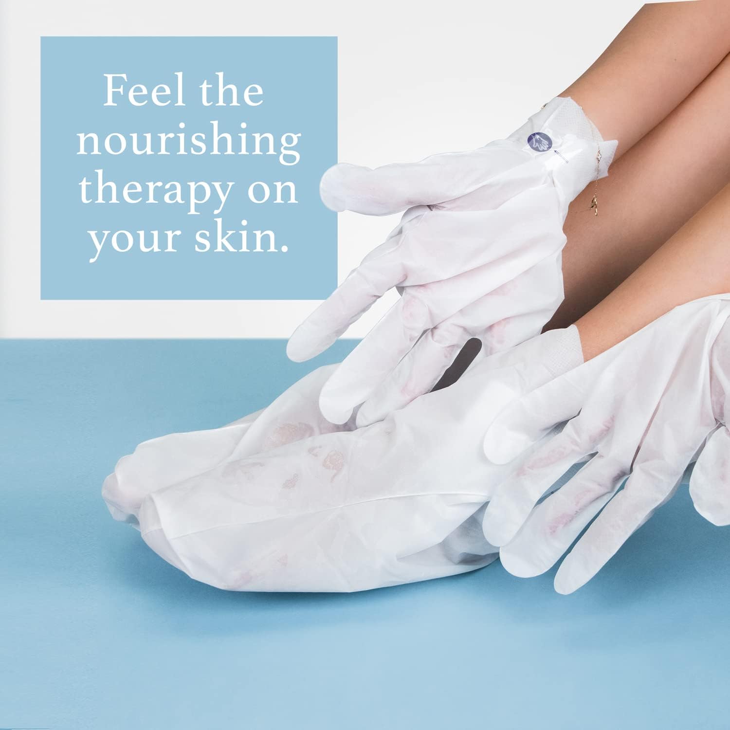 New Epielle – Mascarillas relajantes para pies (calcetines de 6 unidades) melatonina + extracto de lavanda, hidratación profunda, 100% veganas y