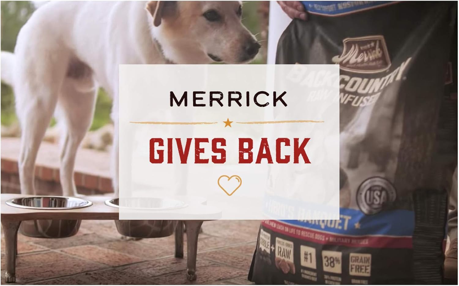 Merrick Backcountry Grain Free Hero’S Banquet Alimento seco para perros, 4 libras, modelo 47009