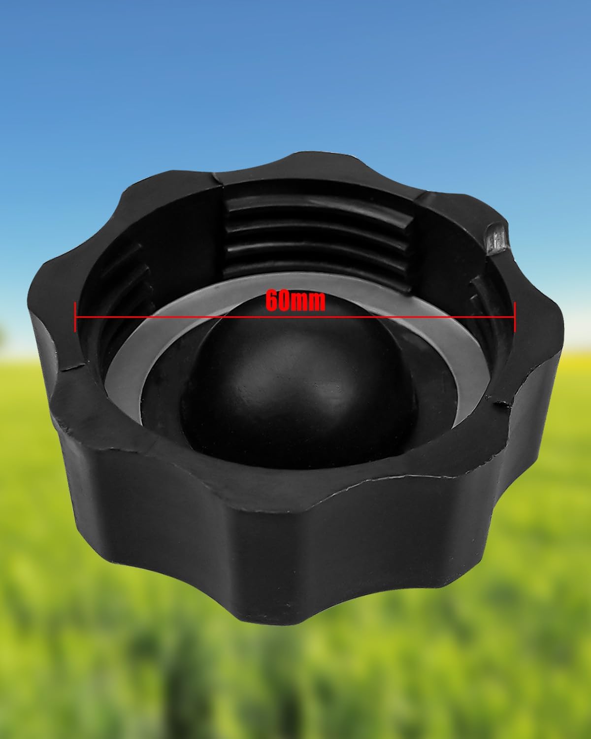 TIKSCIENCE Tapa de combustible compatible con Kubota M5640SU M5640SUD M5640SUD1 M6040HDNB M6040HDNB1 M7040HDNB M7040HDNB1 M8540HDNB M8540HDNB1