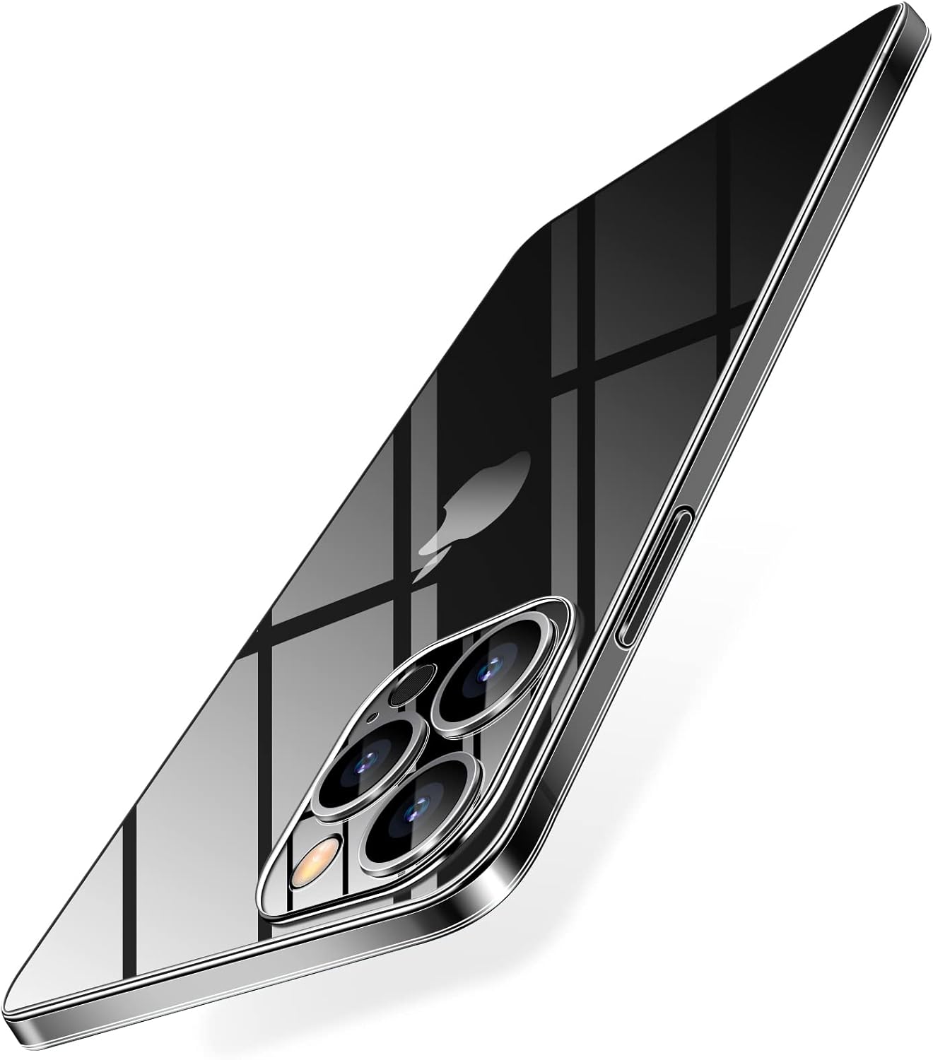 Dataroad – Funda delgada para iPhone 15 Pro, 0.008 in (0.008 in) delgada como papel, funda ligera translúcida con acabado mate, protección trasera