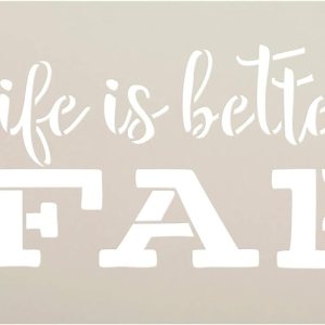 StudioR12 Life is Better On The Farm Stencil with Chicken  Plantilla Mylar reutilizable  Uso para pintar carteles de madera – Palets – Paredes – StudioR12 Life is Better On The Farm Stencil with Chicken  Plantilla Mylar reutilizable  Uso para pintar carteles de madera – Palets – Paredes –