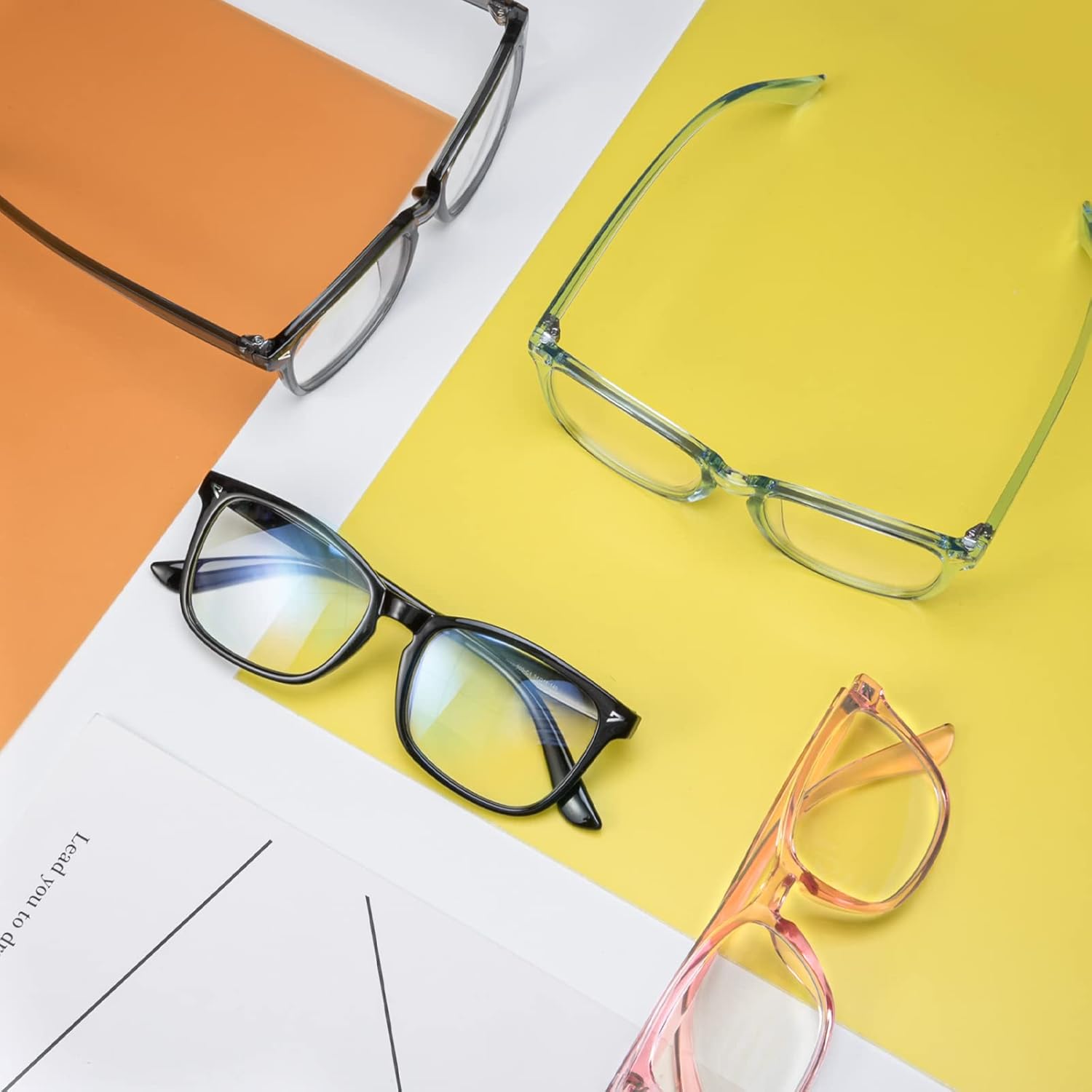 VISOONE PAKIMA – Gafas de lectura hipermetropía medianas con bloqueo de luz azul para mujeres y hombres