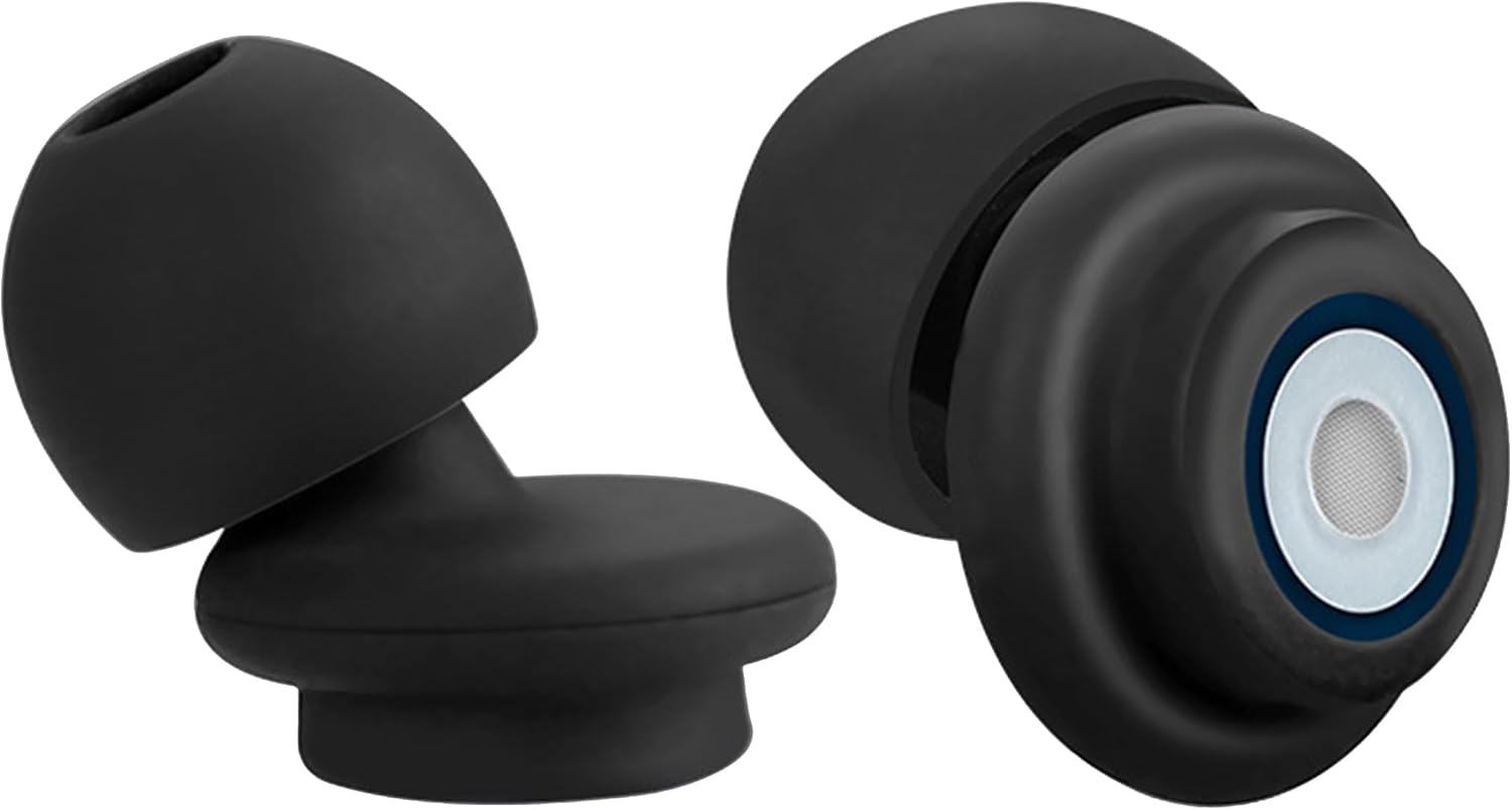 Kiniza Tapones para los oídos para dormir con cancelación de ruido, protección auditiva súper suave y reutilizable en silicona flexible para dormir,