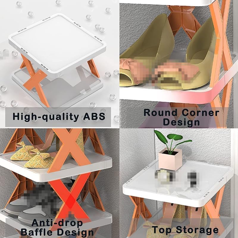 Organizador de zapatos de varias capas, pequeño soporte vertical creativo para zapatos, estante de almacenamiento estrecho para zapatos, ahorro de