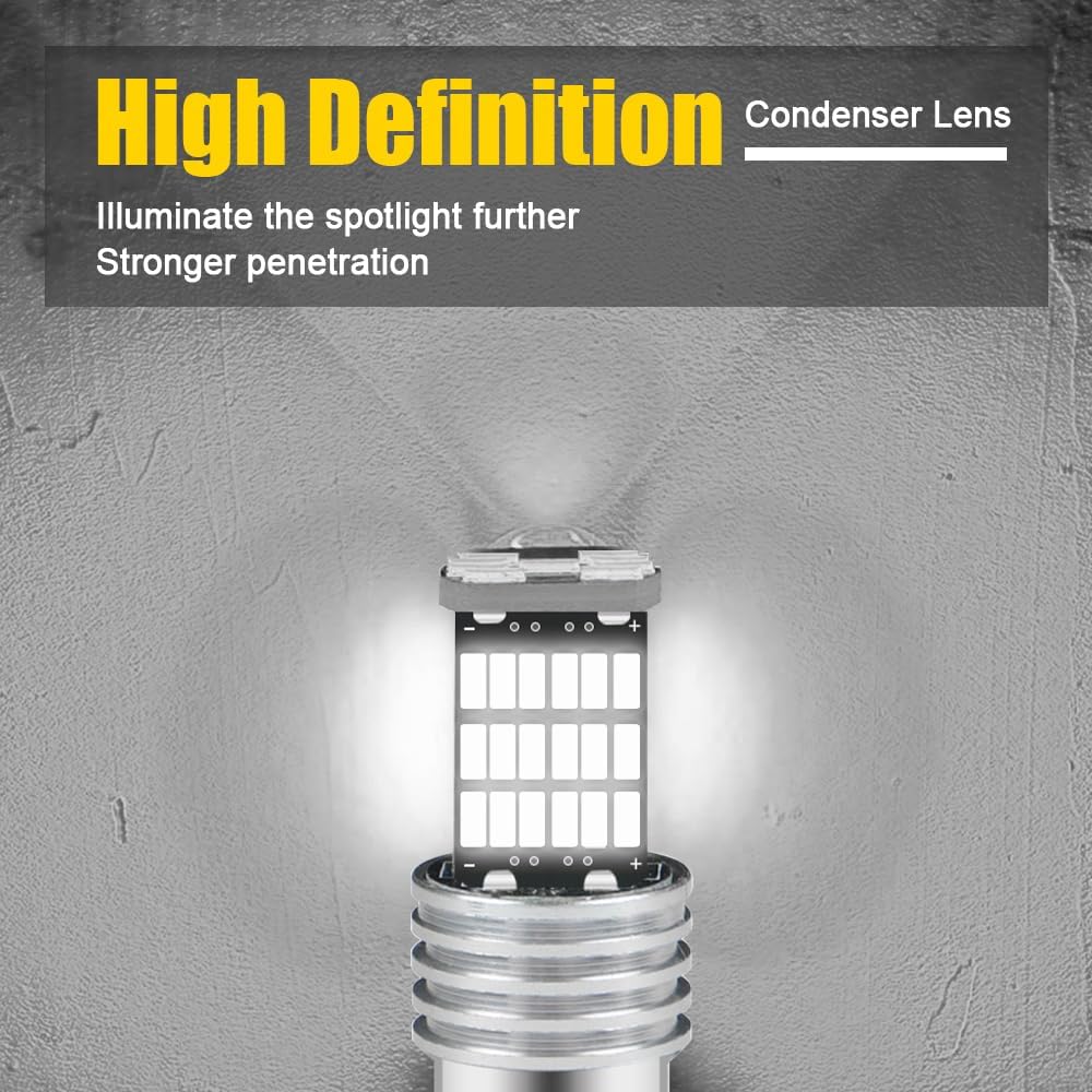 Zufoty 4 bombillas de señal de giro para automóvil, bombillas LED de señal de giro, luces de marcha atrás superbrillantes, 1156 bombillas LED para