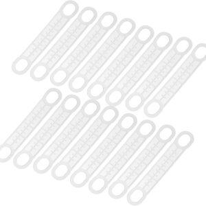 uxcell 24 tiras adhesivas de silicona antideslizantes para colgar ropa para perchas de madera y plástico, lechoso (4.65 x 0.79 pulgadas) uxcell 24 tiras adhesivas de silicona antideslizantes para colgar ropa para perchas de madera y plástico, lechoso (4.65 x 0.79 pulgadas)