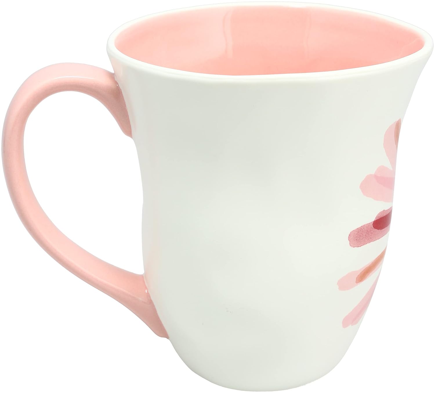 Pavilion – Taza de café grande de 16 onzas, diseño de flores de acuarela