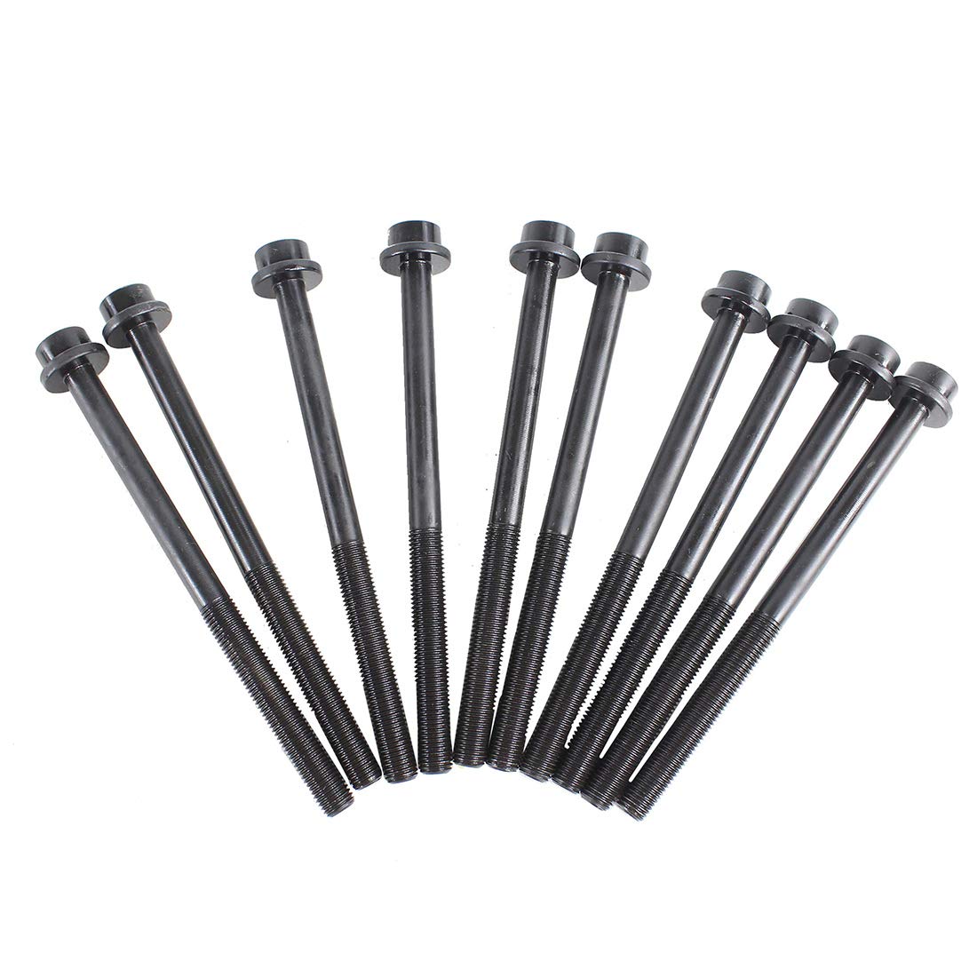 DNJ HBK432 Kit de pernos de cabezapara Ford 01-16, Lincoln, Mazda, Mercury2.0L-2.5L L4 DOHC Aspirado naturalmente, designación turboalimentada MZR