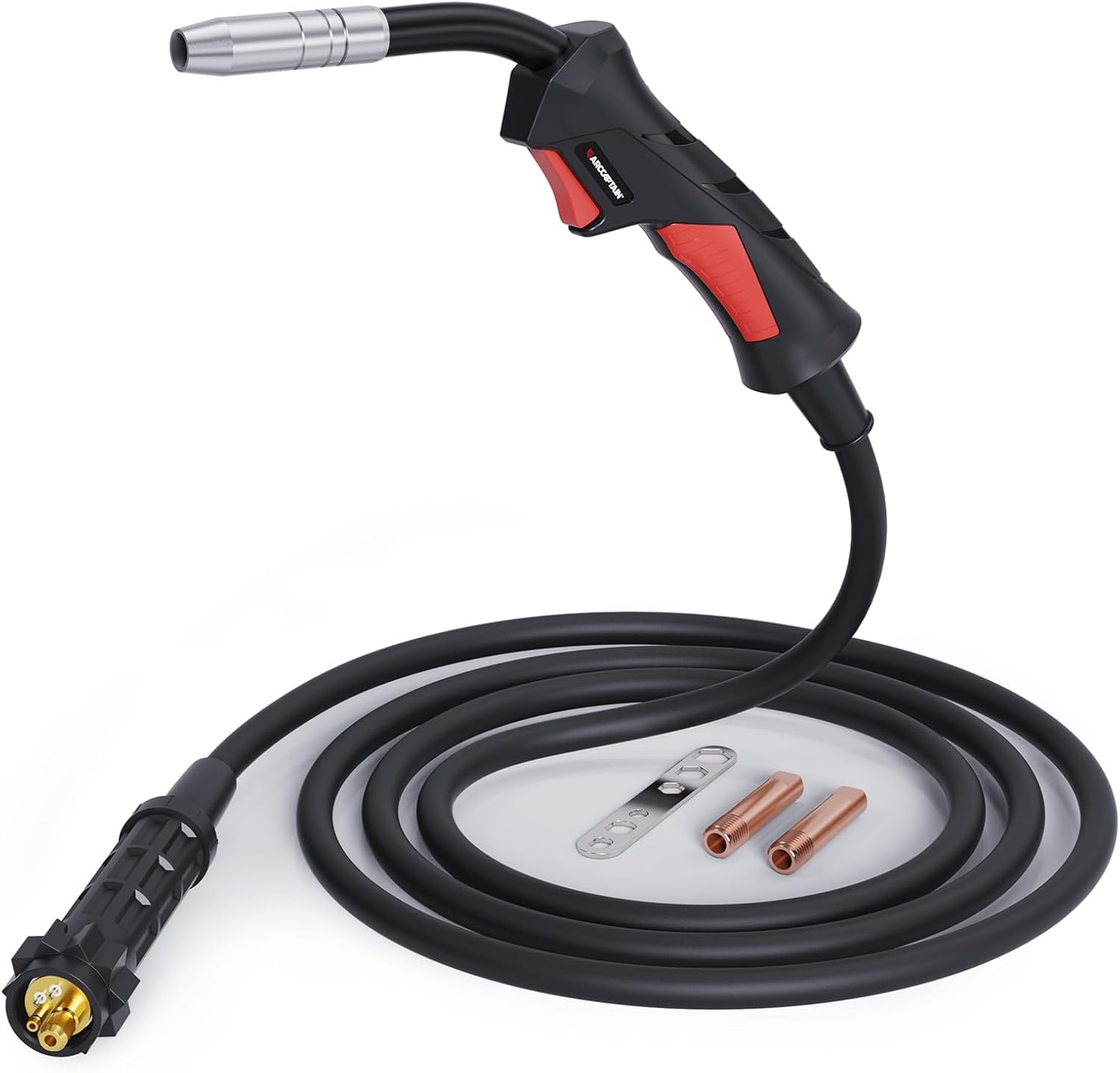 ARCCAPTAIN Antorcha de soldadura MIG 180Amp MB15 15AK Stinger de 10 pies (9.8 ft) de repuesto para antorcha MB15 MIG, conexión Euro