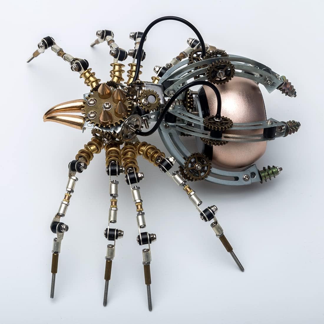 Metalkitor Steampunk Spider – Altavoz Bluetooth  Rompecabezas de metal 3D con 512 piezas, kit de montaje para niños y adultos  Adorno de escritorio