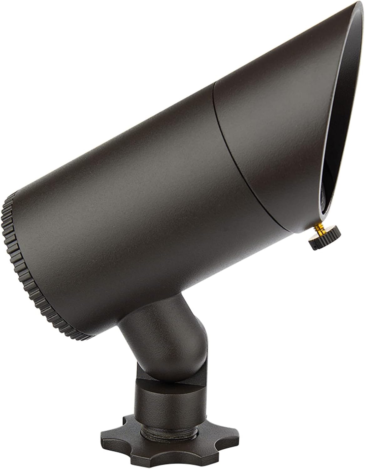 WAC – Kit de iluminación de paisaje LED de 12 V con fuente de alimentación de 150 W, carrete de cable de 100 pies y 6 luces básicas de acento de 6 W