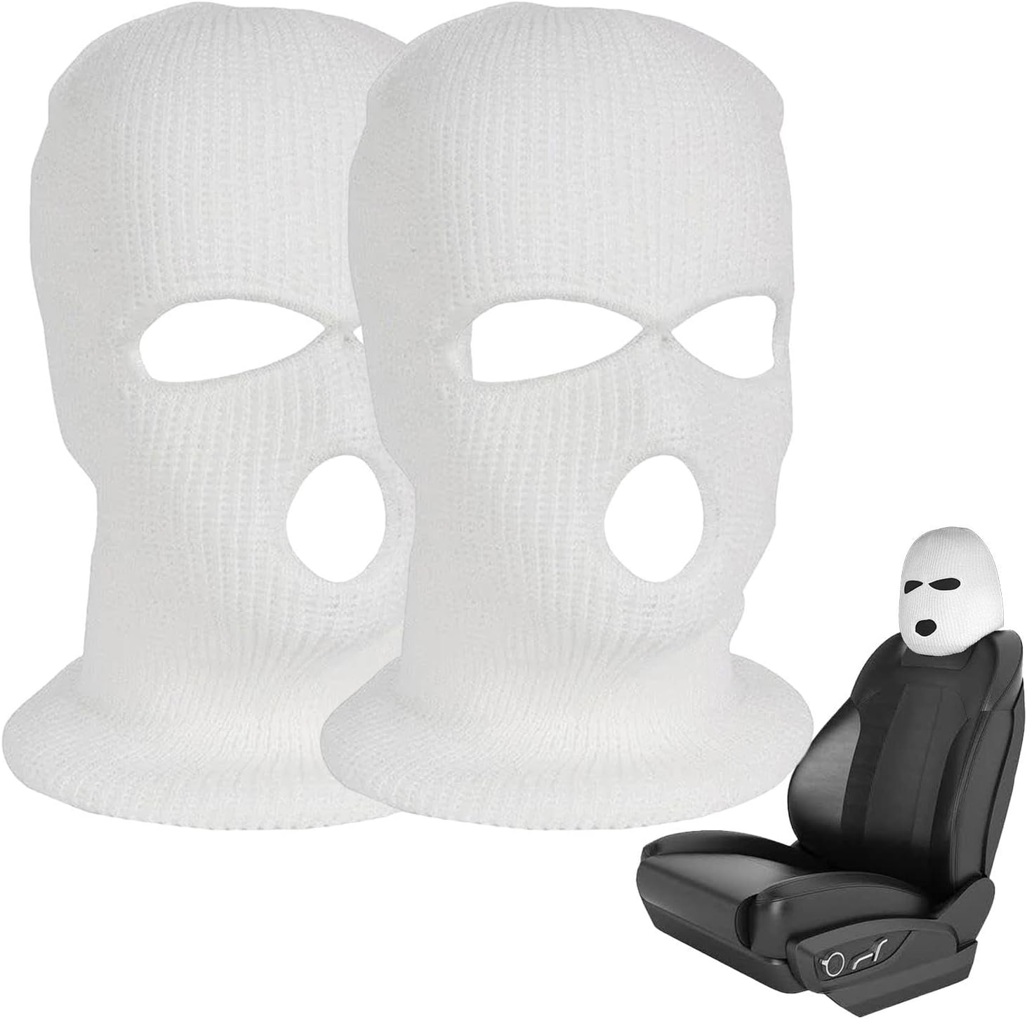Divertida parodia de asiento de coche  Sombrero divertido personalizado para asiento de automóvil, fundas protectoras para reposacabezas de asiento