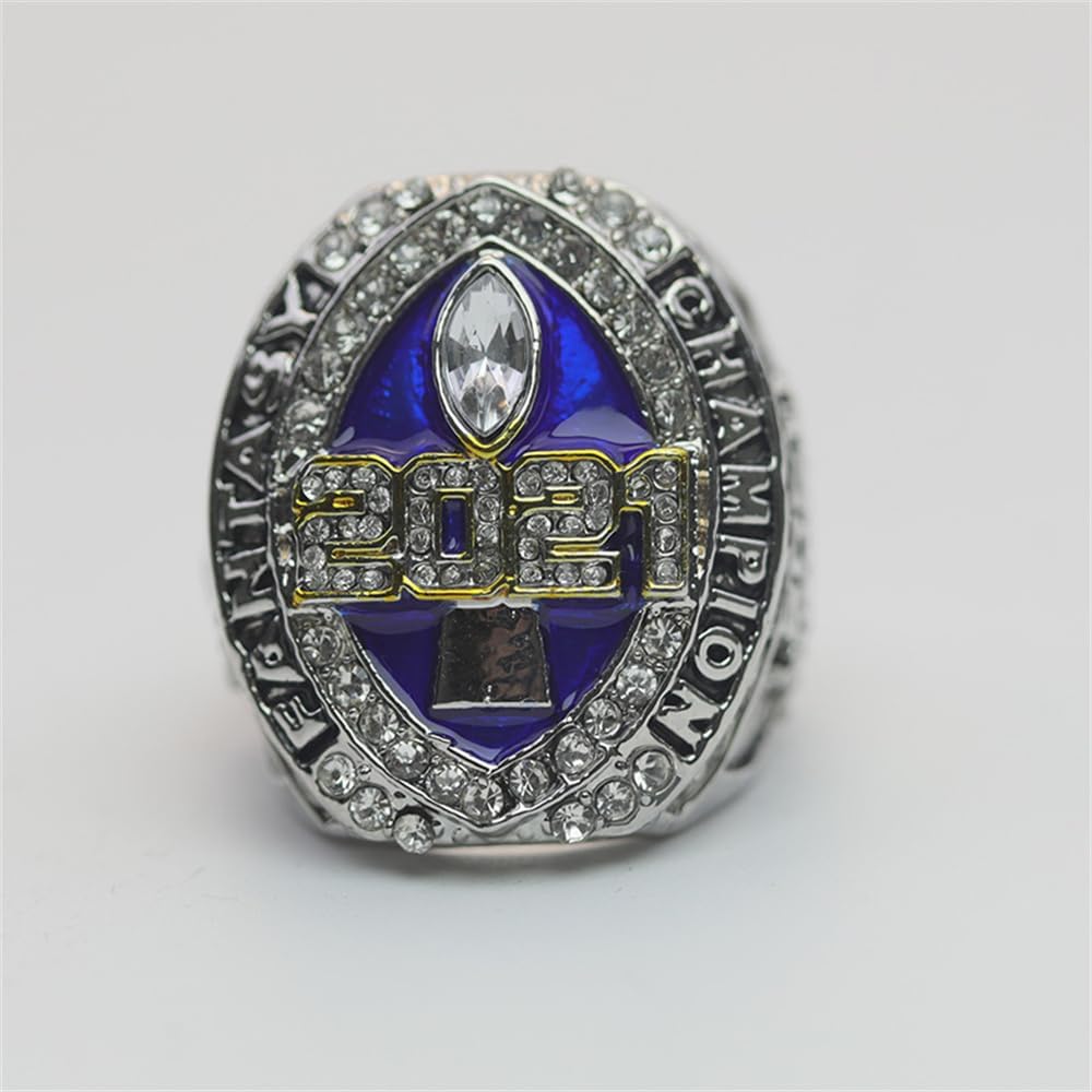 Anillo de campeonato de fútbol de fantasía 2021 para hombre FFL Champion Trophy Premio Premio Deportivo Ganador Regalo