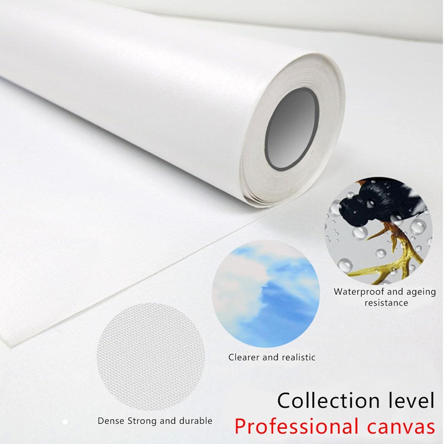 NOLEGA Lienzo decorativo para pared, cuadro de paisaje, flor de cascada de montaña de estilo chino, impresión de naturaleza sobre lienzo, póster e