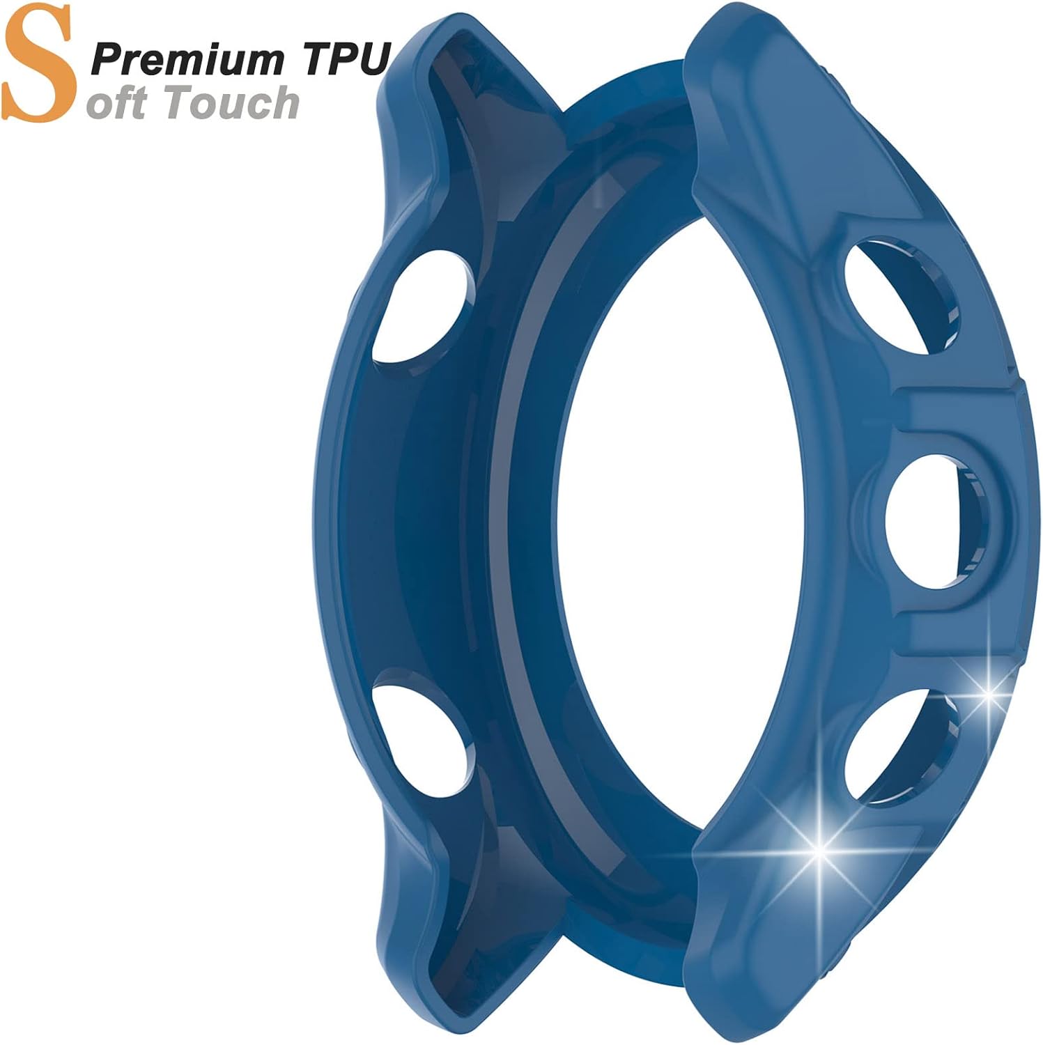 Miimall Compatible con Garmin Forerunner 255S Caso, resistente a los arañazos, TPU Militar Funda protectora para Garmin Forerunner 255S255S Music