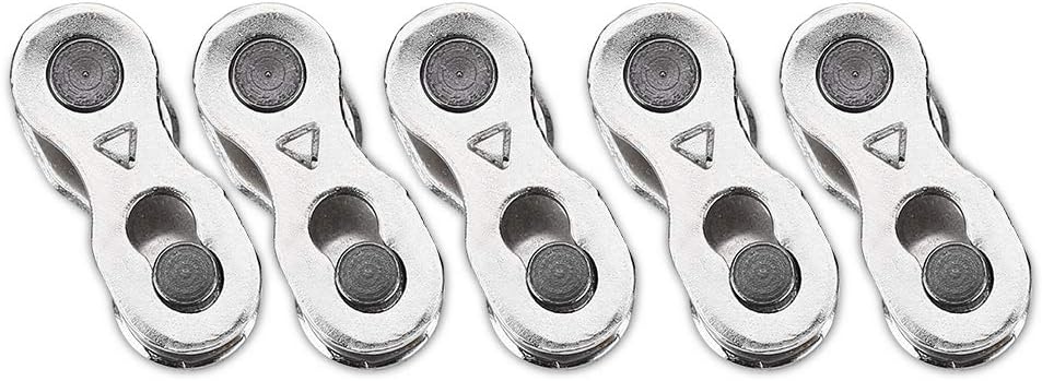 GLOGLOW 5 pares de eslabones para bicicleta, cadena de liberación rápida para bicicleta, conector mágico, 8910 velocidades como repuestos para