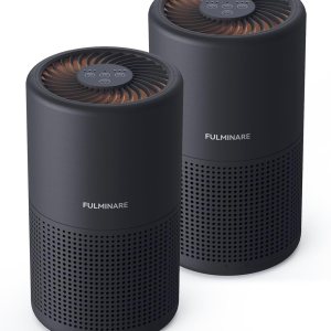 FULMINARE Purificadores de aire para dormitorio H13 True HEPA filtro de aire silencioso con luz nocturna, purificador de aire pequeño portátil para FULMINARE Purificadores de aire para dormitorio H13 True HEPA filtro de aire silencioso con luz nocturna, purificador de aire pequeño portátil para