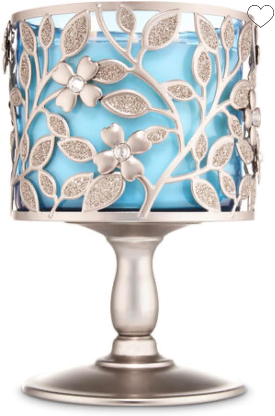 White Barn -Bath & Body Works-Dogwood Pedestal Portavelas de 3 mechas y jabón de pastel de fresa natural