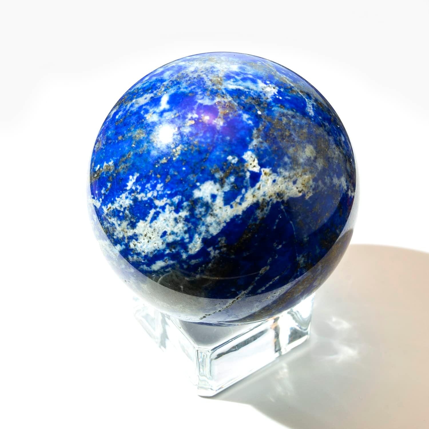 Bola de cristal natural, piedra de luna naranja pulida, esfera decorativa con soporte de madera, bola de cristales curativos, piedra curativa