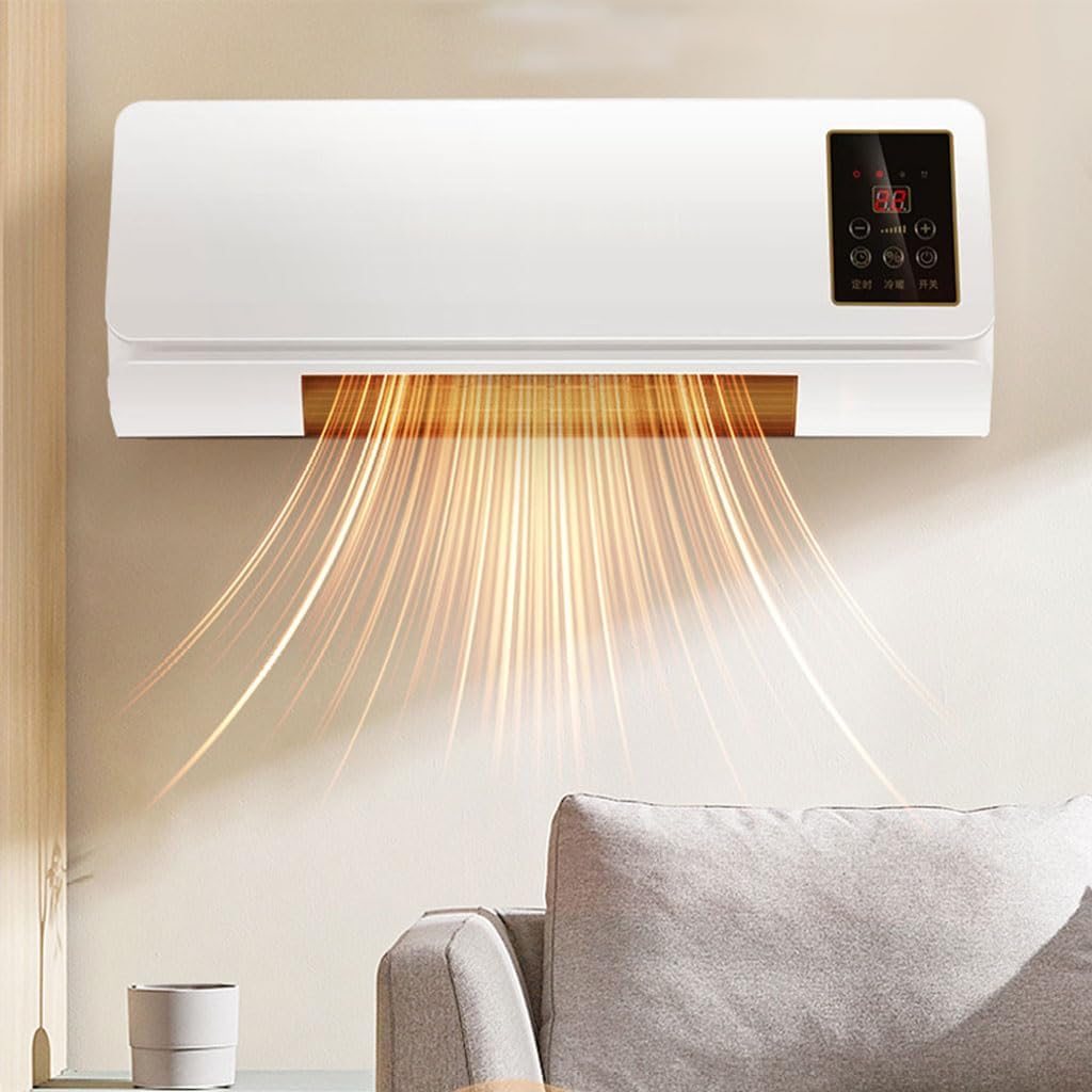 KAMNIK Mini aire acondicionado, mini ventilador de refrigeración y calefacción, mini ventilador de aire portátil de 2000 W, conjunto de aire