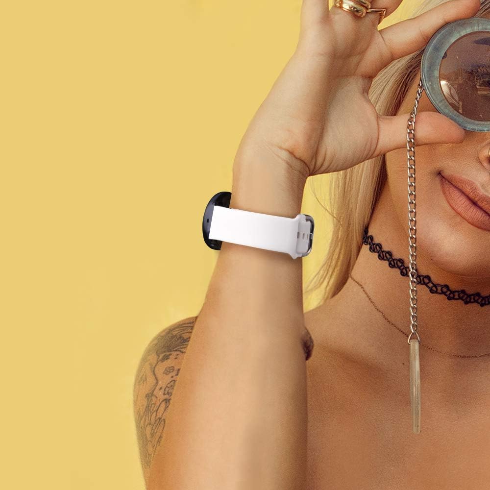 Vanjua Bandas compatibles con Garmin Venu 2 Plus, Venu Sq, Venu y Vivoactive 3, correa de repuesto deportiva de silicona suave para Garmin Vivomove