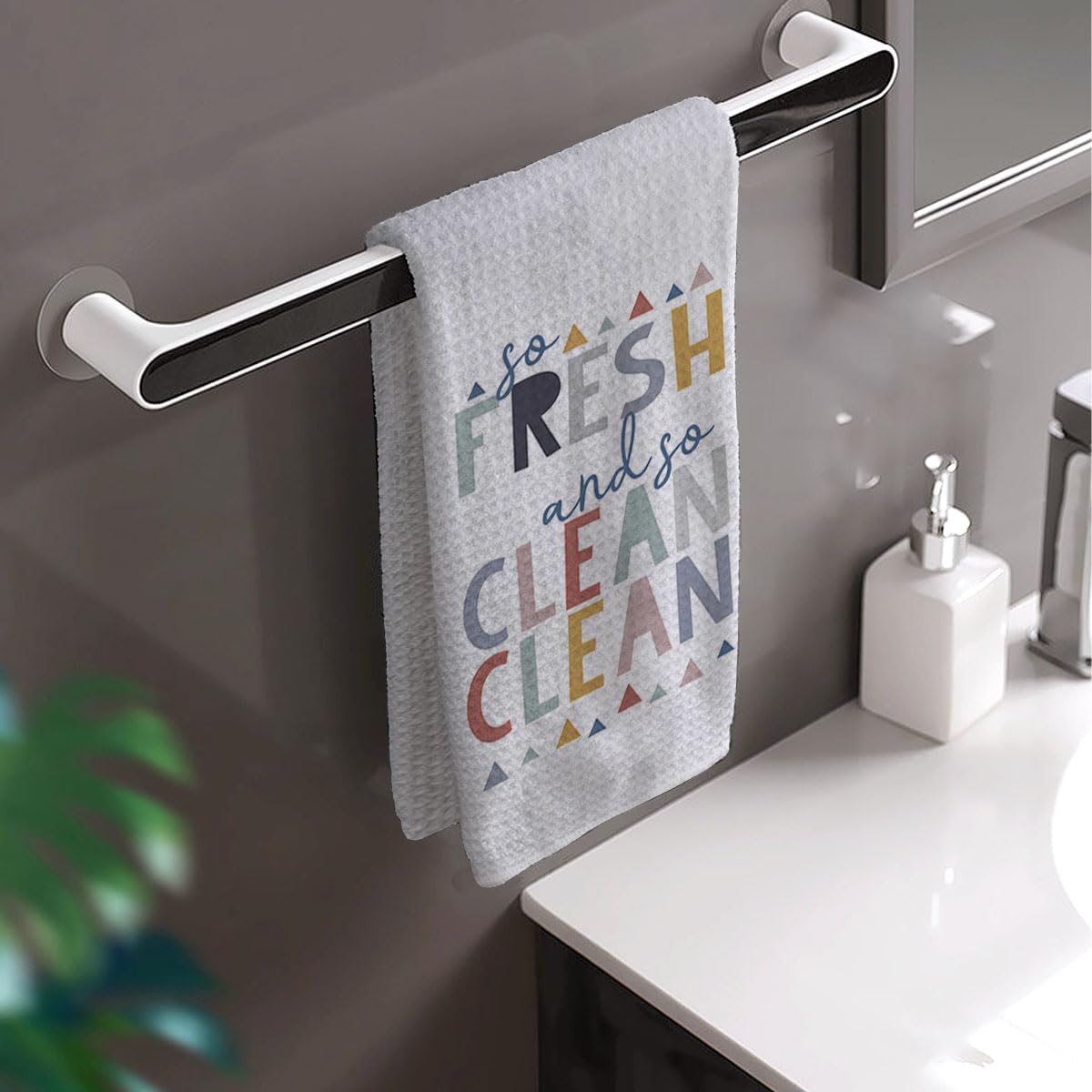 Toallas de mano para niños, toallas de mano de baño tan frescas y limpias, decoración de baño infantil, toallas de mano bohemias para baño y cocina,