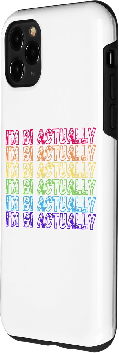 iPhone 11 Pro Max I’m Bi Actually Funny Retro Groovy Trendy 2023 Case