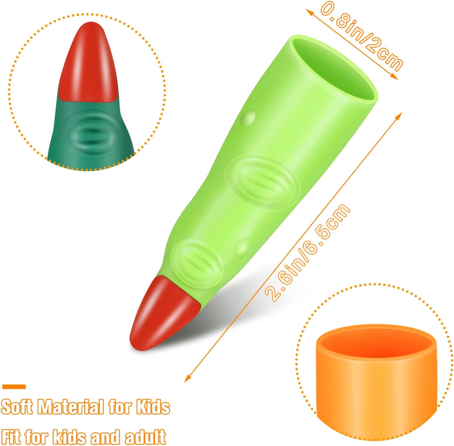Sosation 150 piezas de dedos de bruja espeluznantes para cosplay, uñas falsas, zombi, divertidas, guiadas para niños, punteros de lectura, garras de