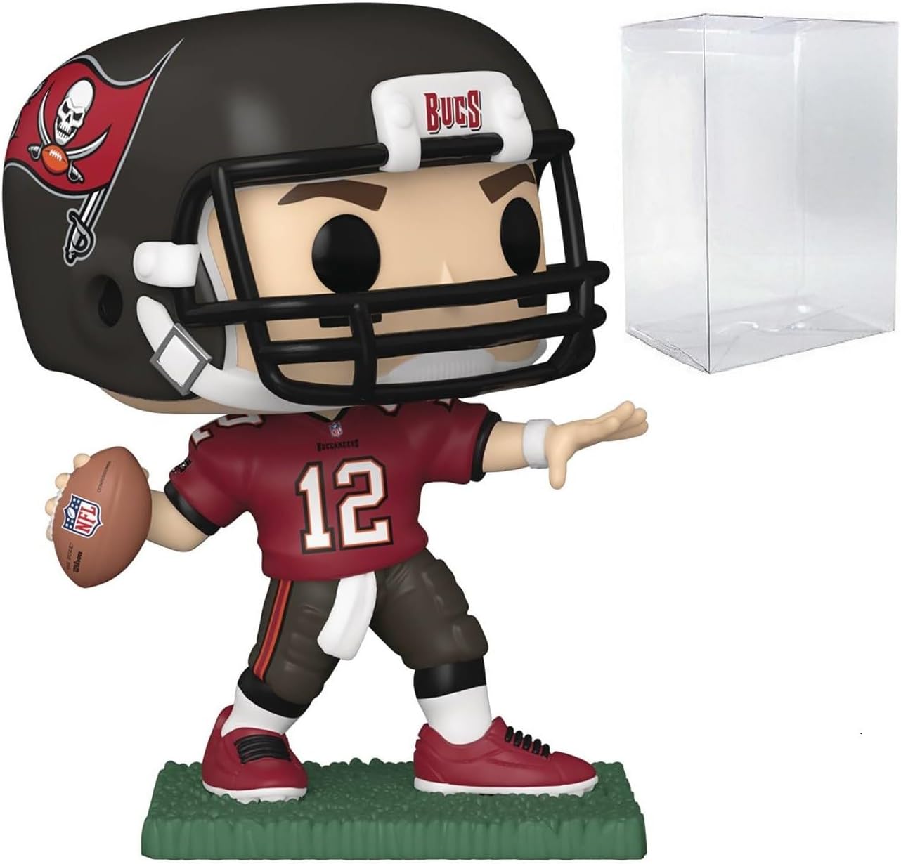 POP Fútbol Buccaneers – Figura de vinilo Funko de Tom Brady (Uniforme para el hogar), multicolor, 3.75 pulgadas
