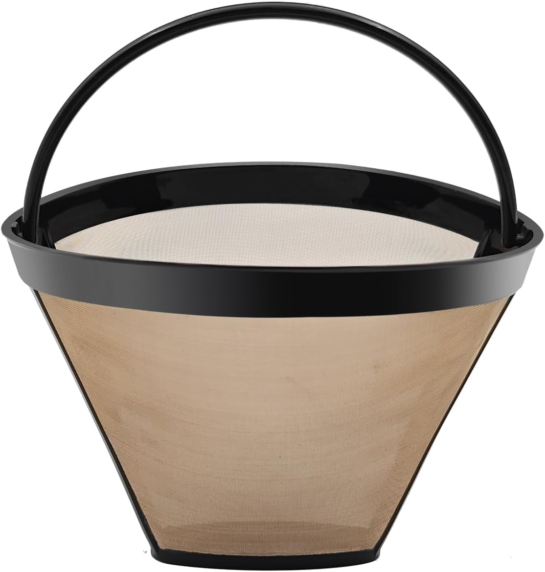 Filtro de café dorado Reutilizable #4 Filtros de café cono de repuesto para cafeteras y cafeteras CuisinartNinja