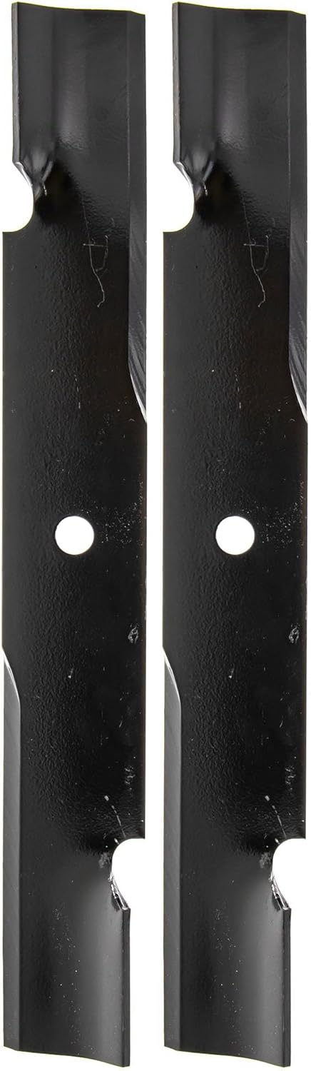 CUB CADET 00050125 – Cuchillas de cortacésped de 18 pulgadas G1236 G1336 G1436 G1752 H1536 H1952 de área amplia, paquete de 2