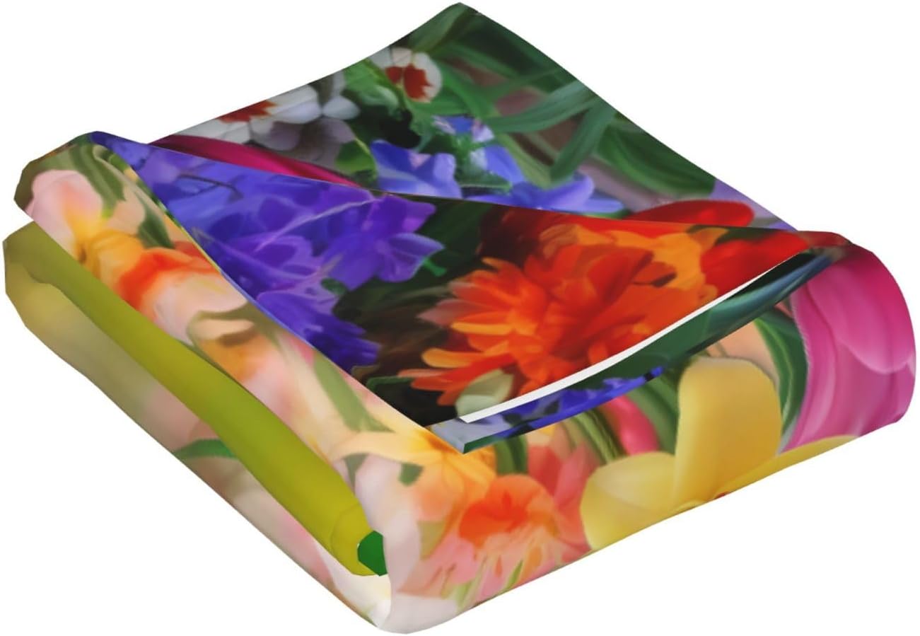 Nameapo Tapiz de verano con flores de primavera para dormitorio, tapiz colgante de pared para sala de estar, dormitorio, manta para decoración del