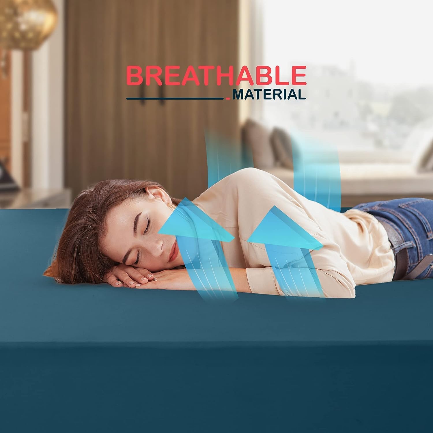 Lux Decor Collection – Sábana bajera de hasta 16 pulgadas de profundidad, sábana bajera de microfibra cepillada ultrasuave, resistente a las