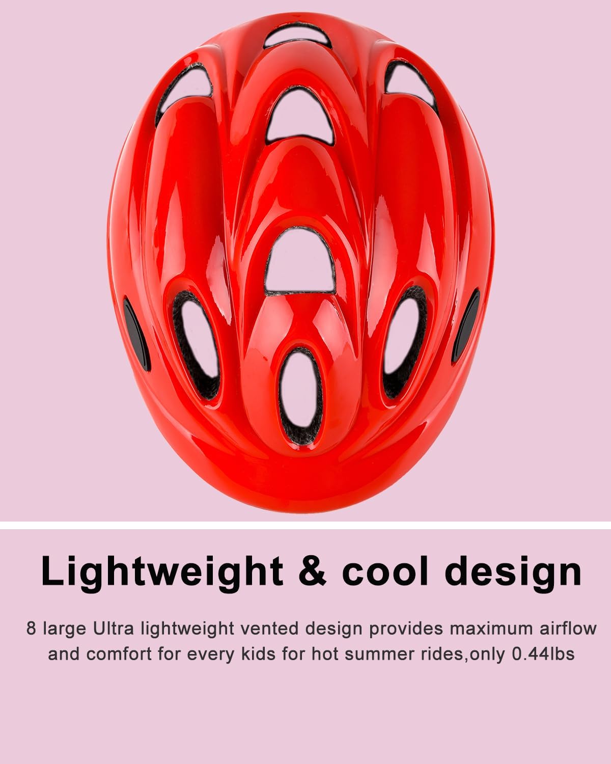 Casco de bicicleta para niños pequeños, cascos ajustables para niños y niñas de bebé a niños (edad 1-8), multideportes para bicicleta, patinaje,