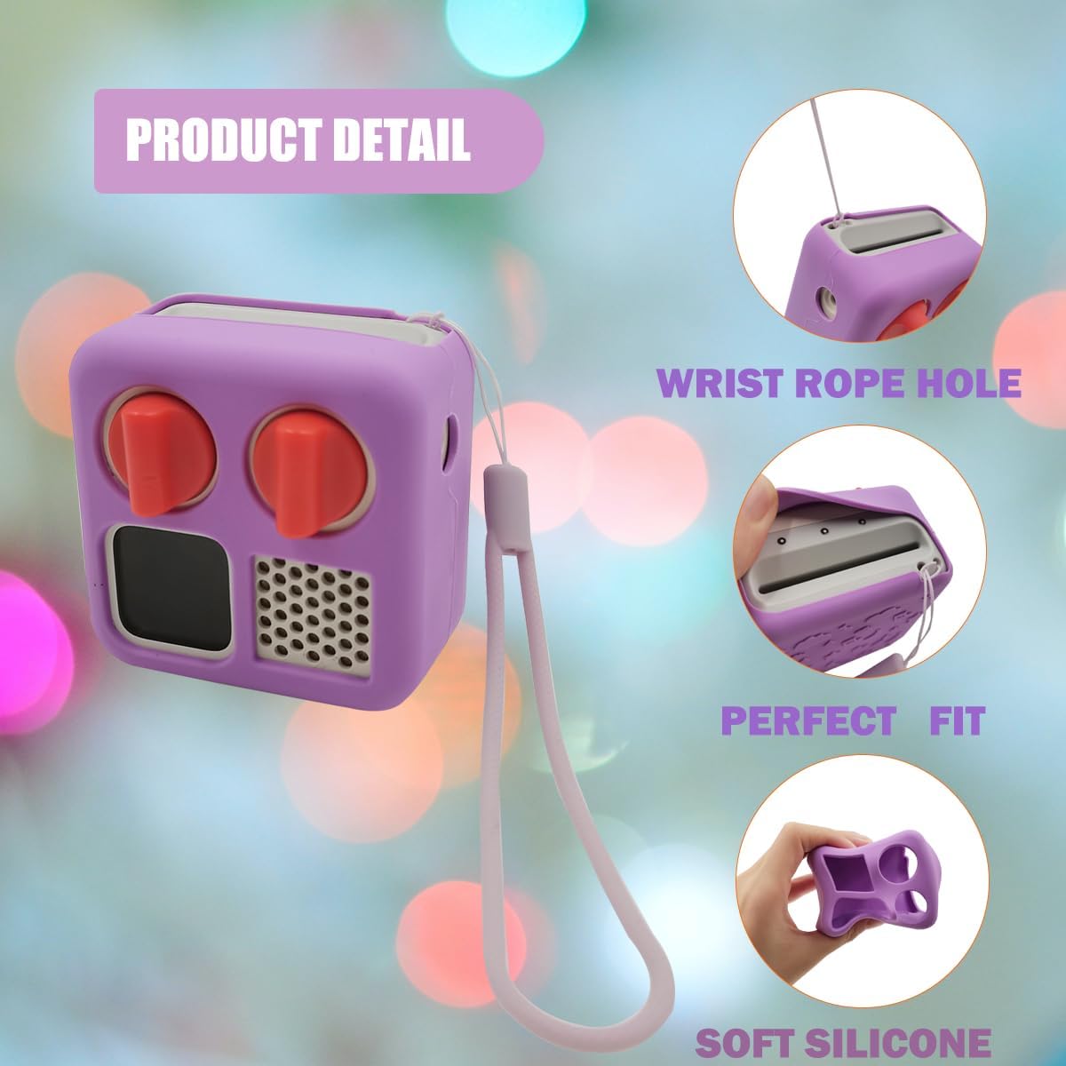 Funda de silicona antideslizante para mini reproductor de audio YOTO, funda protectora para mini reproductor accesorio para reproductores de música