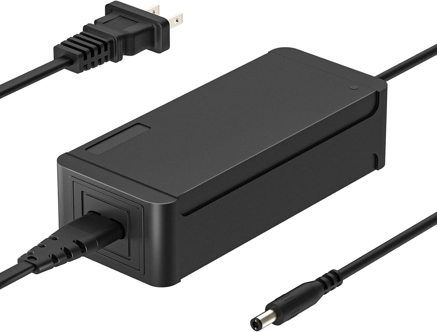 SUPERNIGHT Fuente de alimentación de 12 V 5 A CA 100-240 V 50-60 Hz a CC 12 voltios adaptador de corriente para 5050 3528 tira de luz LED