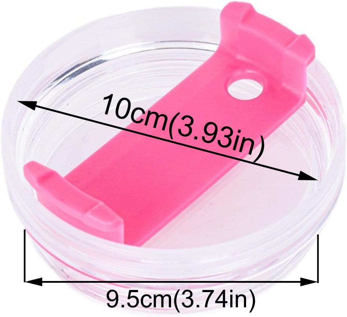 Paquete de 2 tapas para vaso de 40 onzas compatibles con Stanley Quencher, a prueba de derrames, de acero inoxidable, resistentes a salpicaduras,