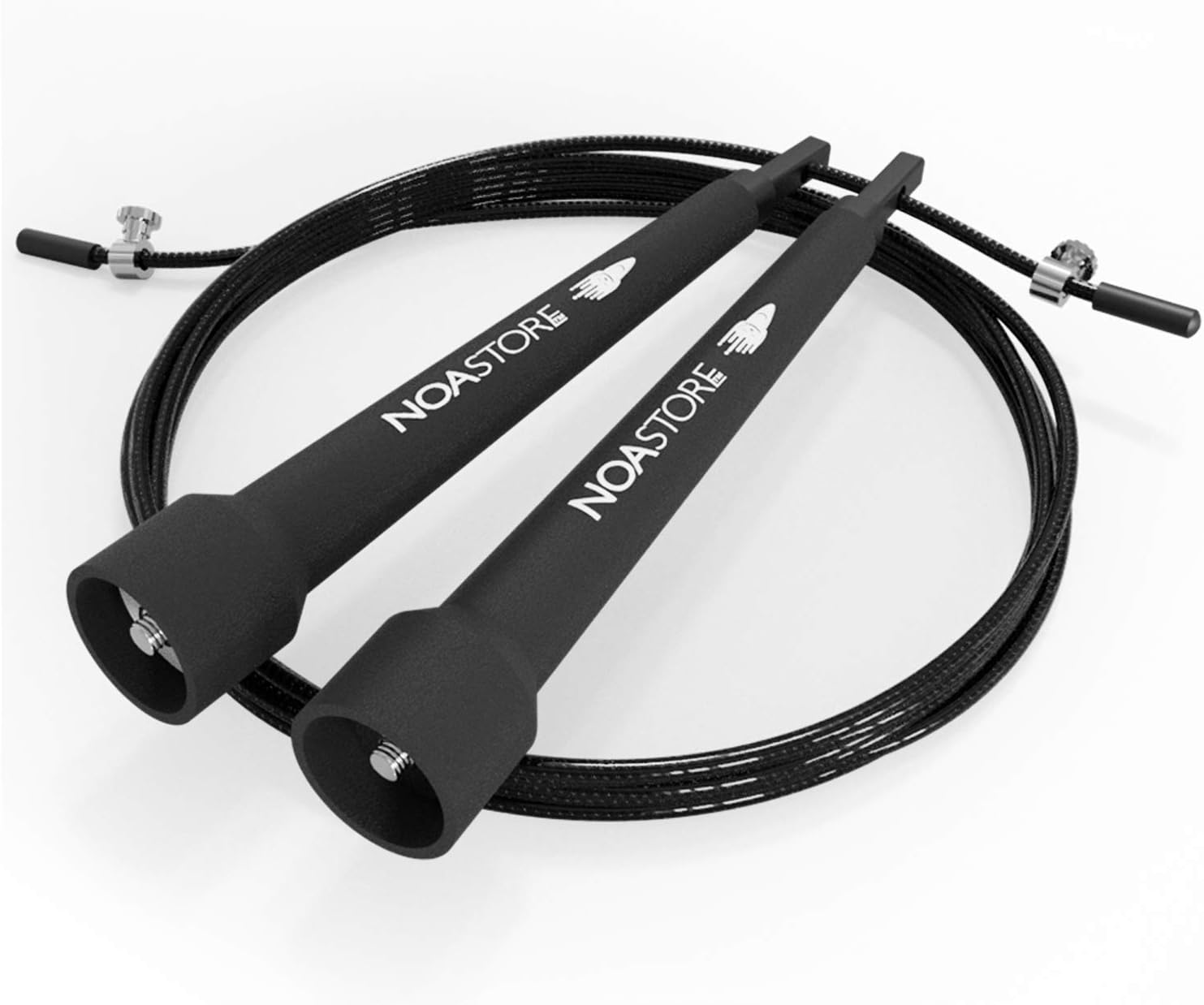Noa Store Cuerda de saltar ajustable de 10 pies, cuerda de velocidad ideal para ejercicio aeróbico, entrenamiento de velocidad y resistencia,