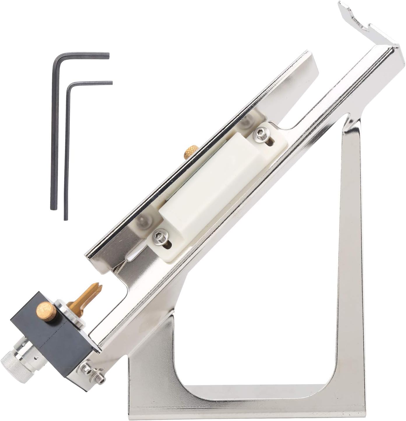 Fletching Jig, herramienta ajustable de aleación de aluminio apta para la mayoría de los tipos de flechas
