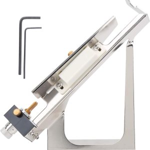 Fletching Jig, herramienta ajustable de aleación de aluminio apta para la mayoría de los tipos de flechas Fletching Jig, herramienta ajustable de aleación de aluminio apta para la mayoría de los tipos de flechas