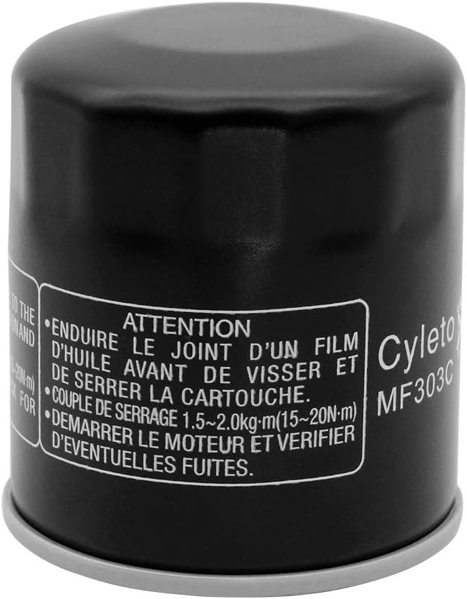 Cyleto Filtro de aceite compatible con POLARIS MAGNUM 325 2X4 4X4 2000 2001 2002  MAGNUM 330 2X4 4X4 2003 2004 2005 2006  MAGNUM 330 4X4 MOSY OAK
