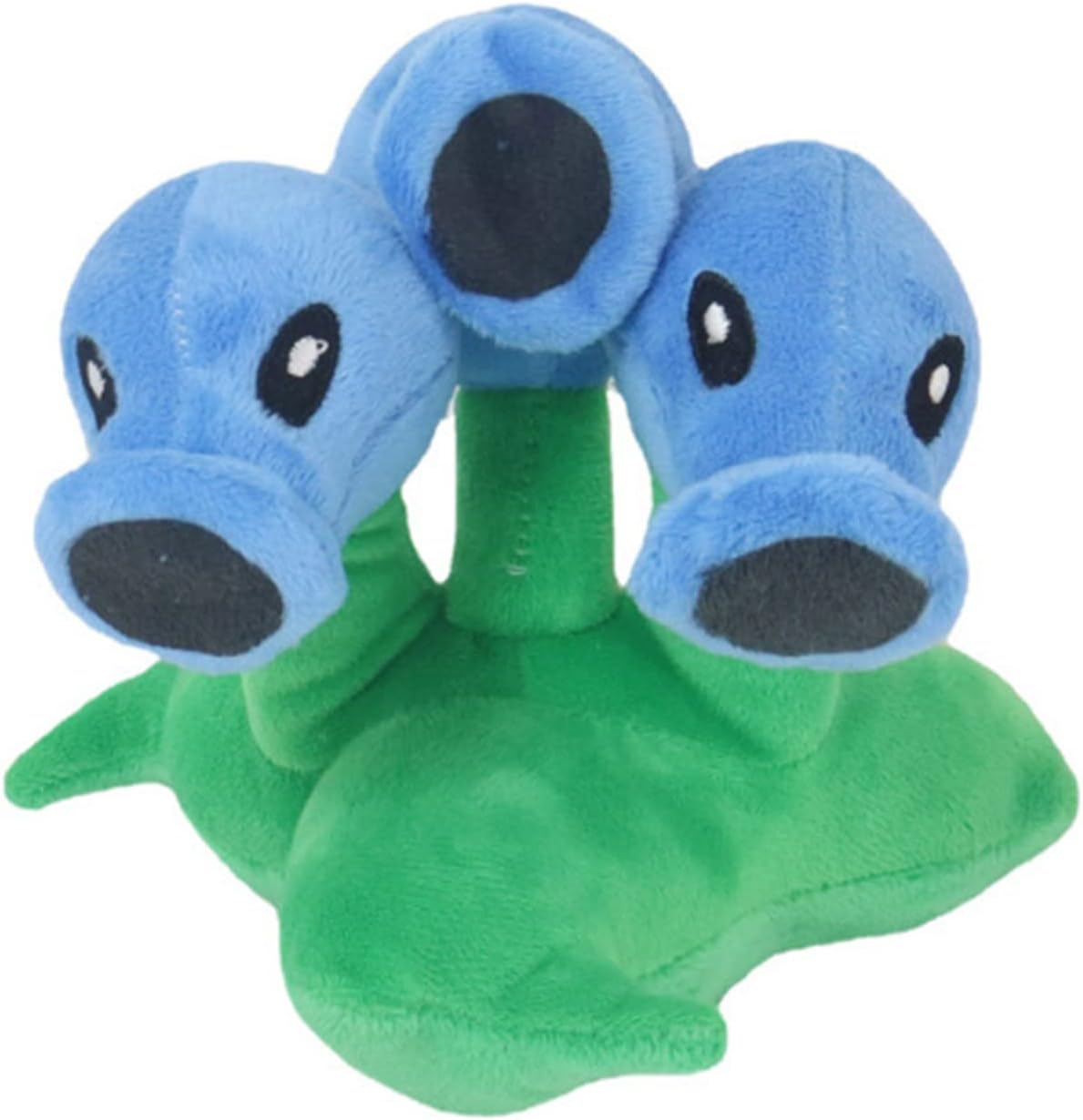 7 “Pea Plants and Zombies vs Peashooter Juguetes de peluche Threepeater PVZ Plush 1 2 Peluche suave de tres cabezas Juguete de guisante de hielo